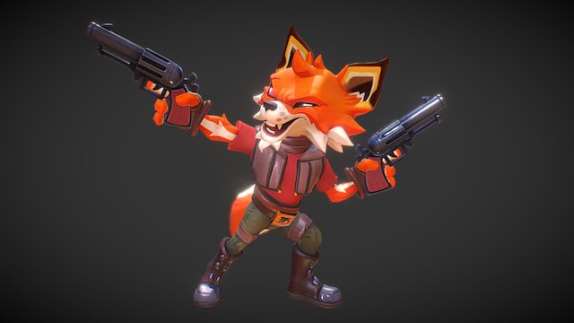 Fox 3D Model