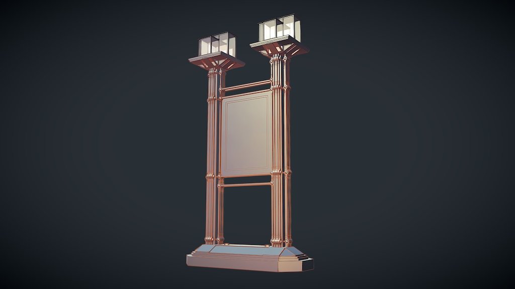 Street lamp & lightbox