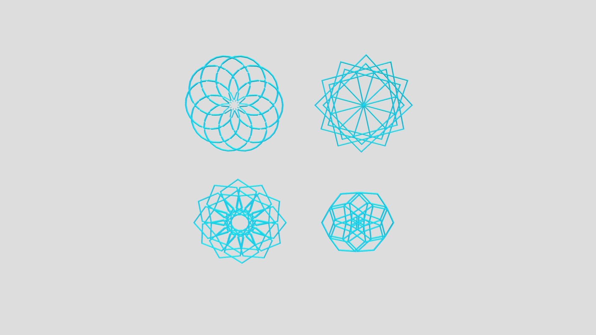 Parametric Drink Coasters Gabriel