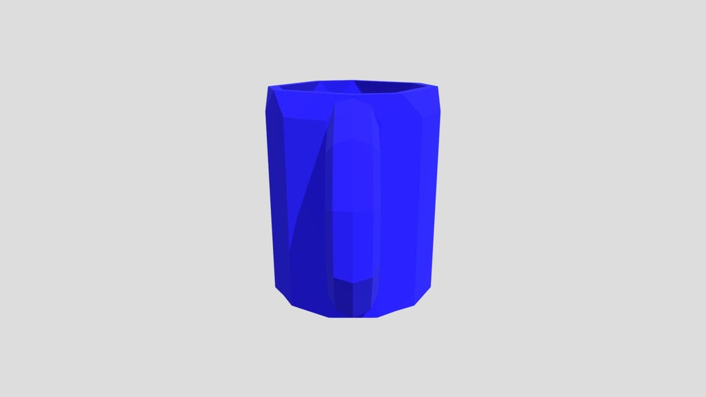Blue cup