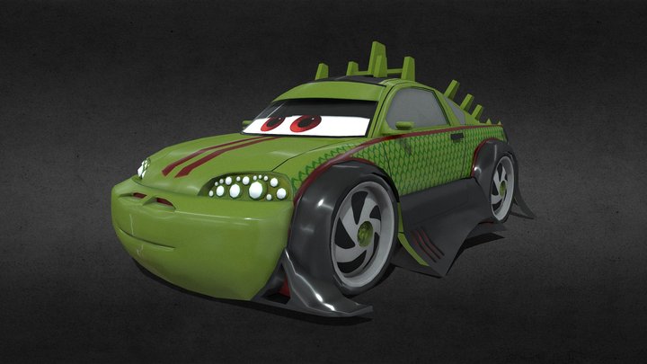 Cars 2 The Videogame - Neon Komodo – Modello 3D gratuito STL