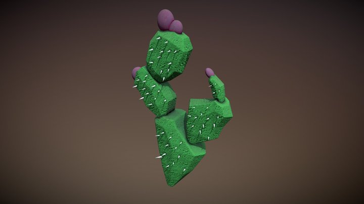 Orgrimmar Cactus 3D Model
