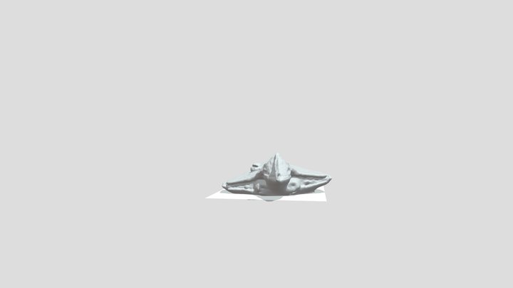 obi-wan ship blender 3D Model
