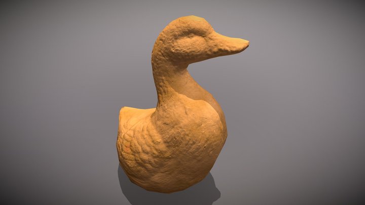 Terracotta Duck 3D Model