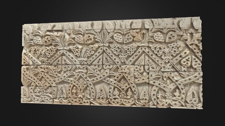 Tablero de ataurique (s. X) 3D Model