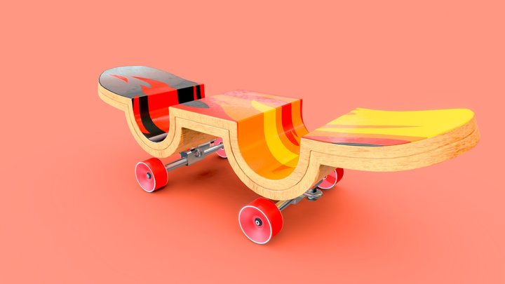 Skateboard from dreams 3D Model