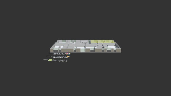 SILO - piętro typowe 3D Model