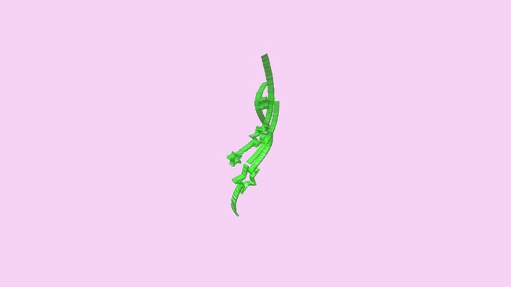 Tribal-stars-glyph 3D Model