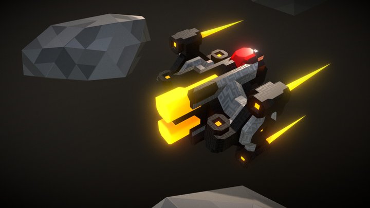 Vanquisher - Spaceship 3D Model