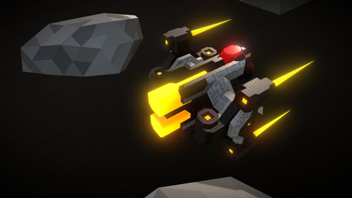 Vanquisher - Spaceship 3D Model