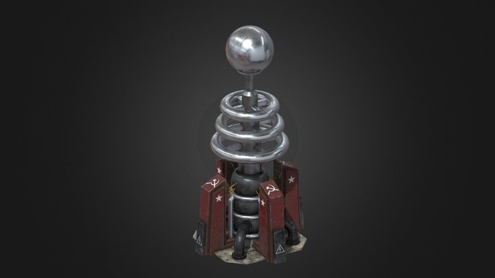 Red Alert 2 - Soviet Tesla coil 3D Model