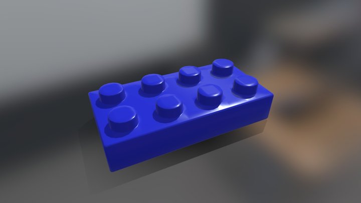 Lego Brick 3D Model