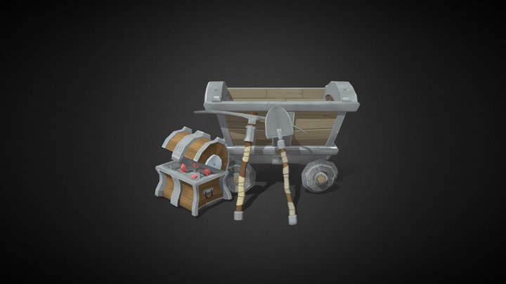 Miners Accessories 3D Model