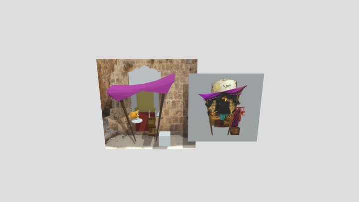 AzizaCafe_Layout 3D Model