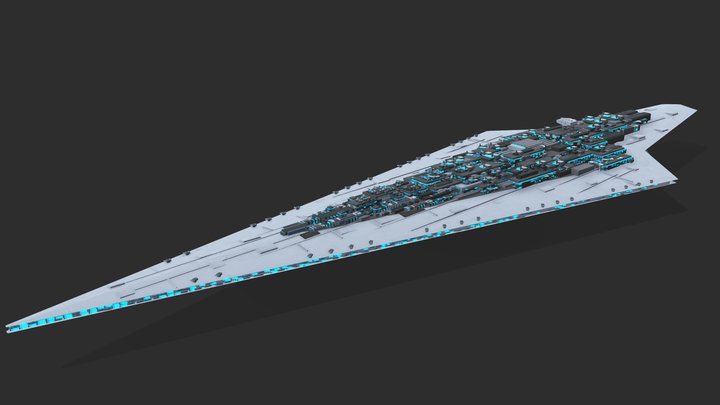 Star Wars - Executor Super Star Destroyer 3D Model