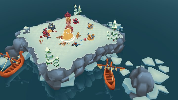 Frostlands 3D Model