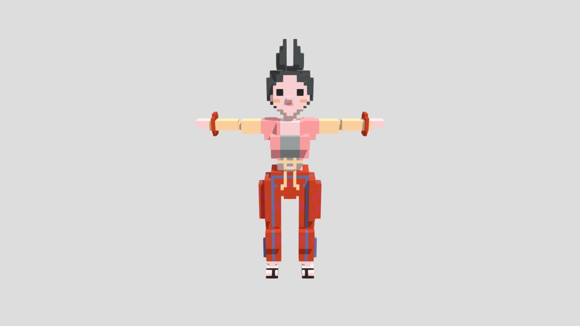 Voxel / Chinese Dancer / Female / Traditional