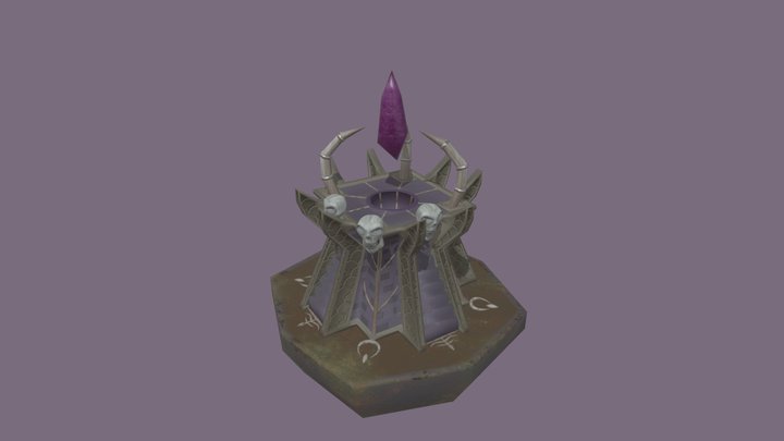 Ziggurat - Warcraft 3 Undead 3D Model