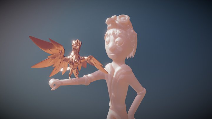 Sculptjanuary18 Day: 13 "Punk" 3D Model