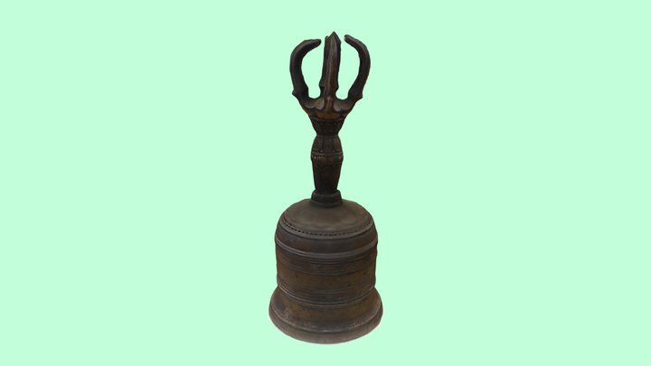 五鈷鈴 3D Model
