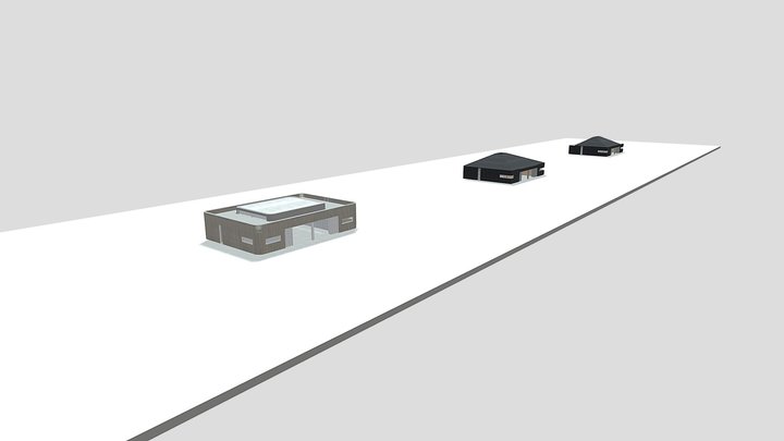 Rannabaar-3-varianti 3D Model