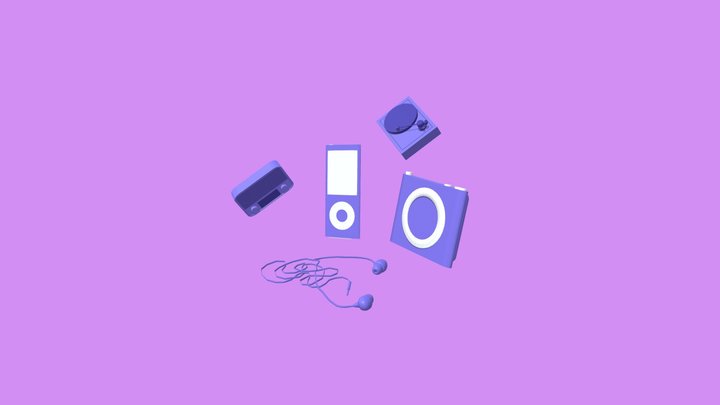 Music asset pack 3D Model