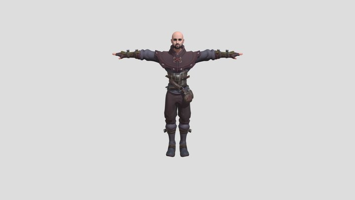 ready player me my avatar t pose 3D Model