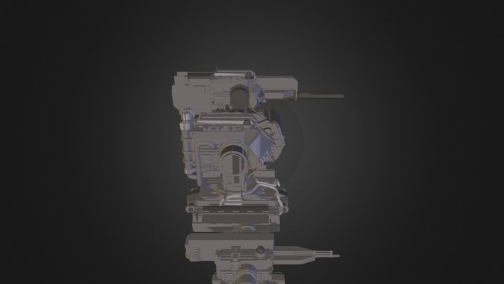 321 Turret.dae 3D Model