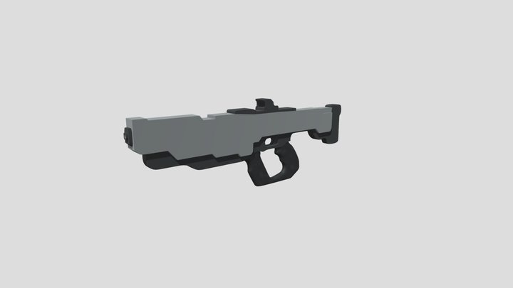 Heavy Future Rifle 3D Model