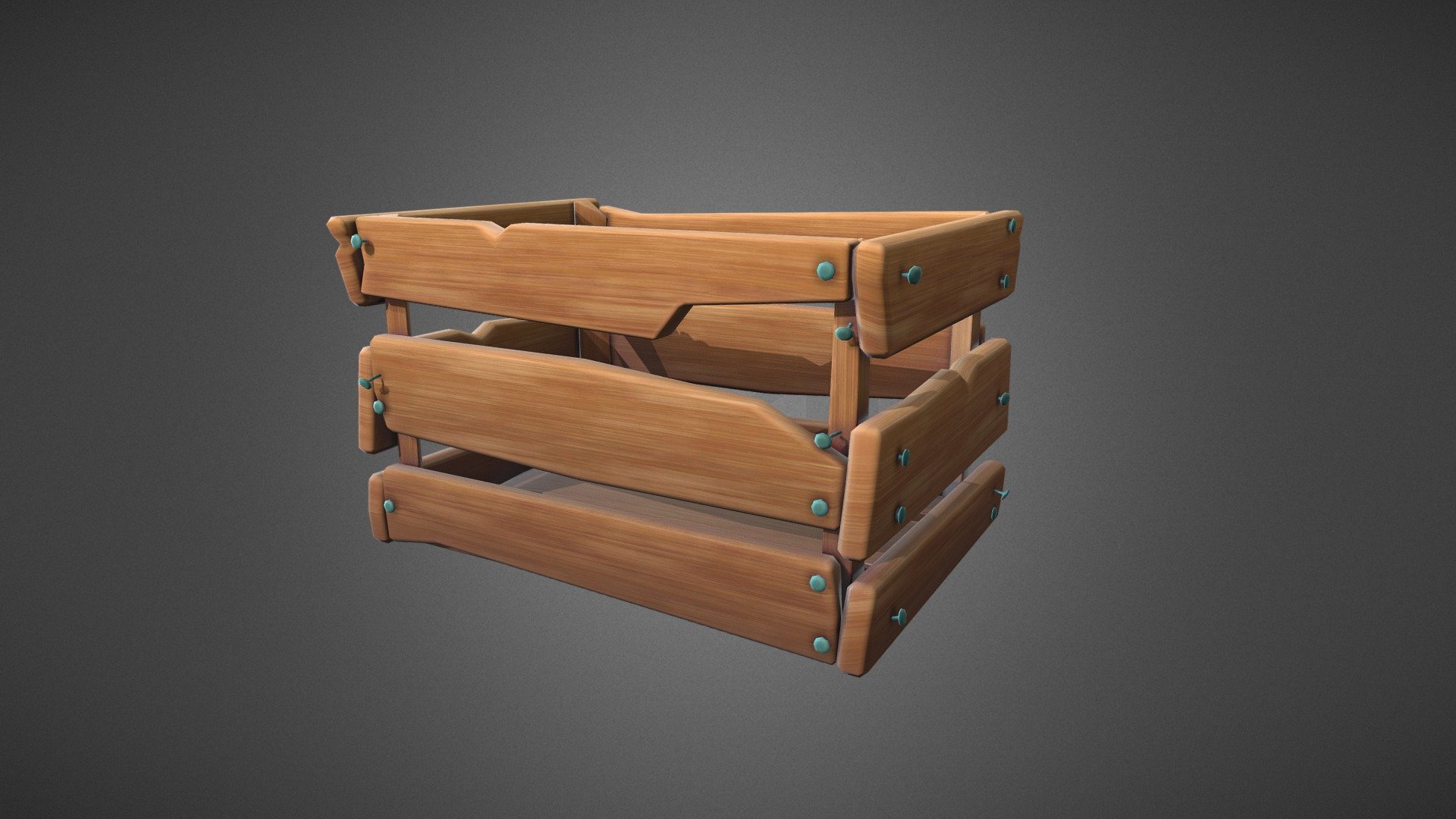 Stylized Wooden Crate - Download Free 3D model by BryanGutierrez