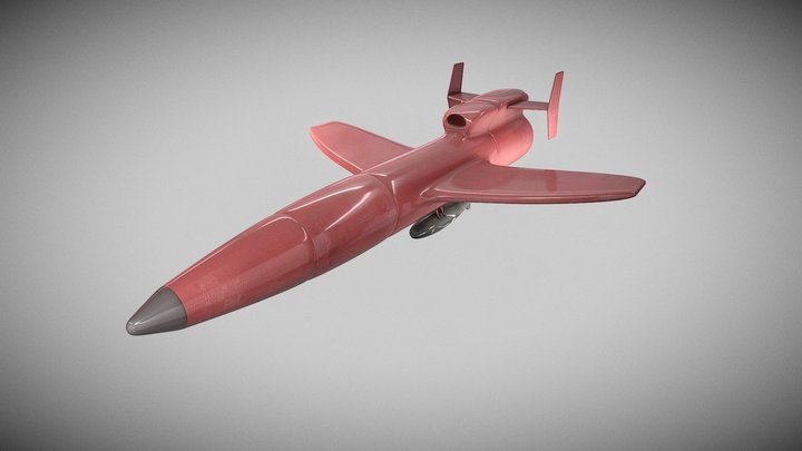Karrar jet Iran 3D Model