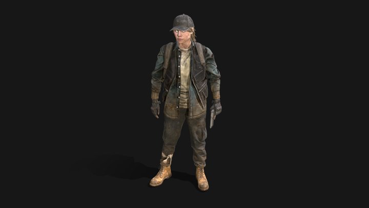 Last of Us Inspired Character 3D Model