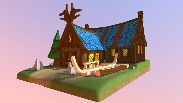 Viking Boat Workshop - Kuppens Cedric 1DAE13 3D Model
