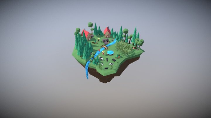 Island 3D Model