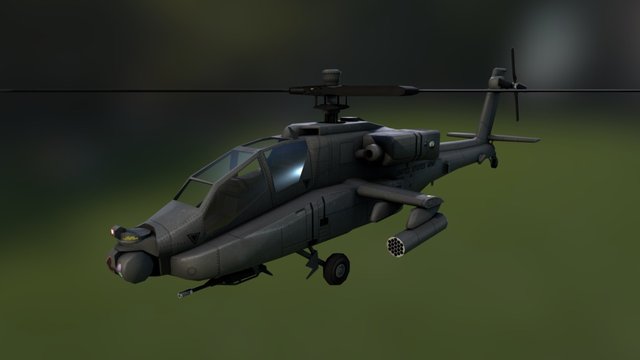 AH-64 Apache – Modèle 3D gratuit STL