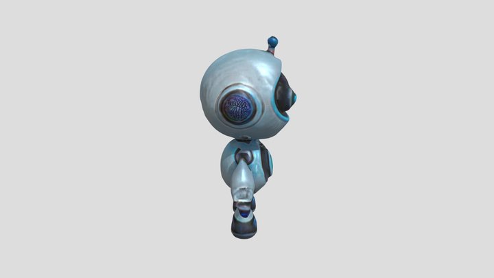 A_cute__small__robot_obj 3D Model