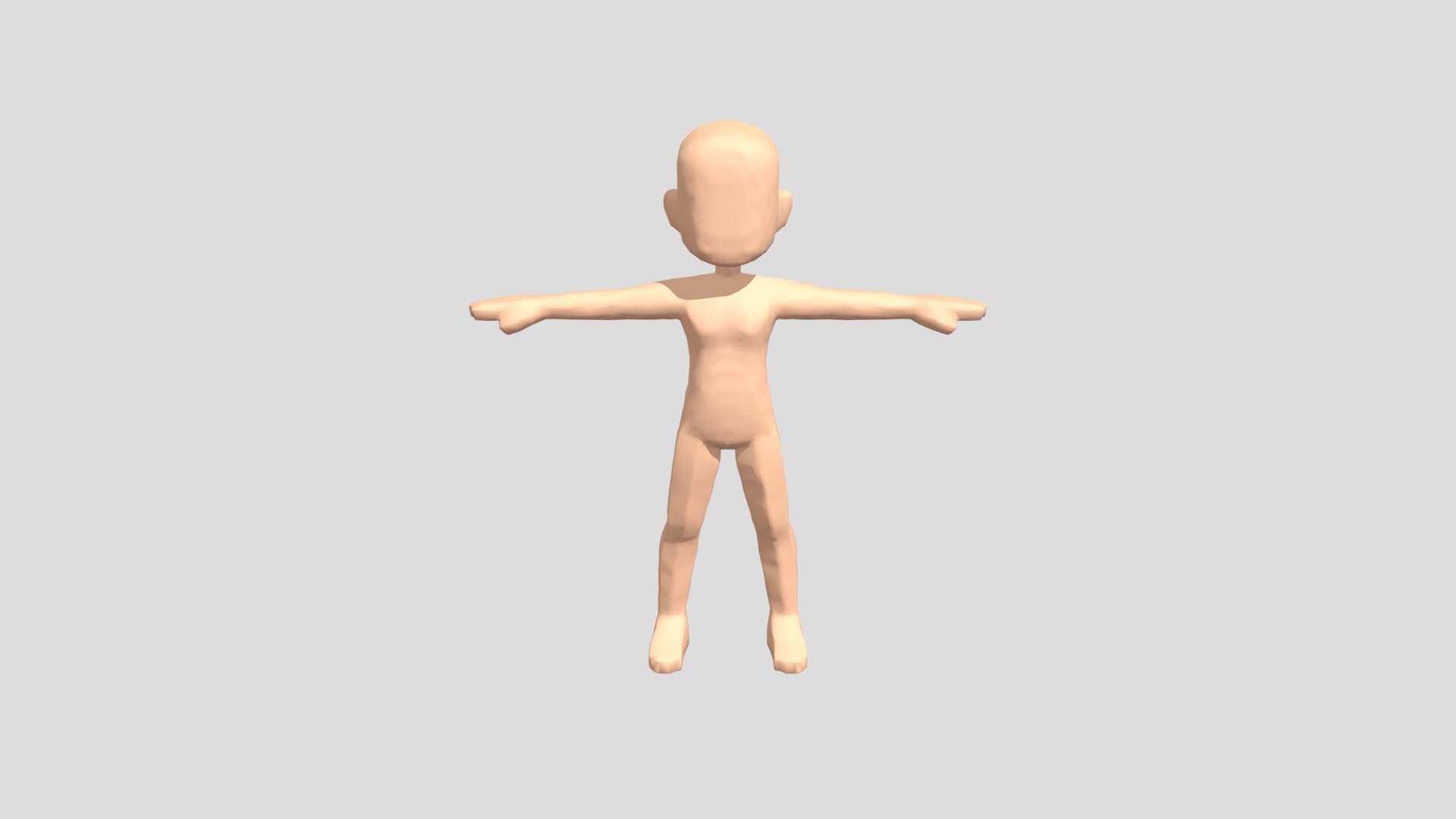 T-Pose Figure - Download Free 3D model by NL (@Just-mine) [df0a591 ...