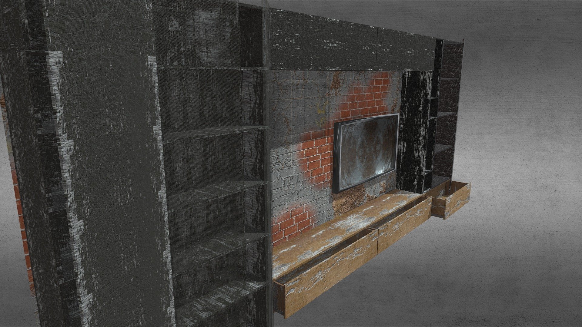 Postapo Furnished Wall