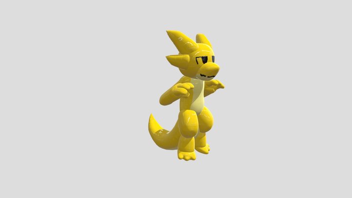 Cone Dragon (Unseparated) 3D Model