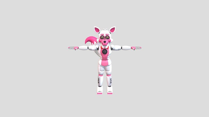 Funtime-foxy 3D Model
