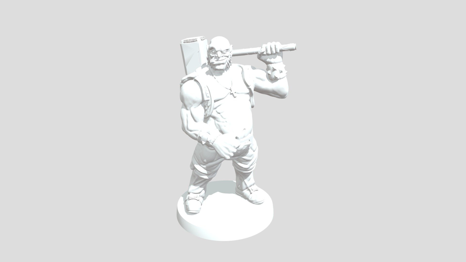 Fun warrior, barbarian Ogre