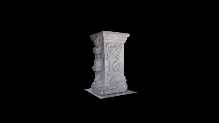 石柱 3D Model