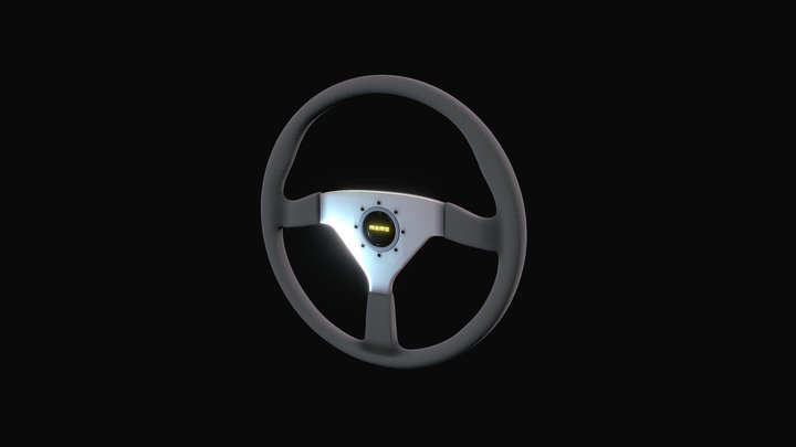 MOMO STEERING WHEEL 3D Model