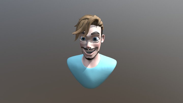 Guy Bust | ZBrush Sculpt 3D Model