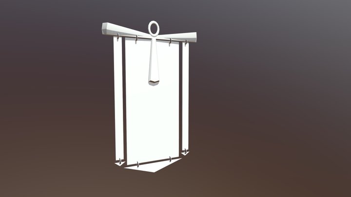 Banner Das Ewige Reich Im Sand 3D Model