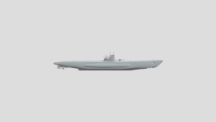 U-557 3D Model