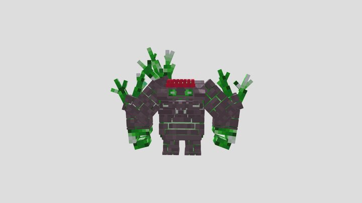 EmerraldGlolem 3D Model
