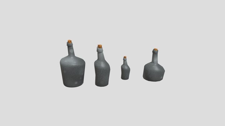 Hello Neighbor 2 Alpha 2 Bottles 3D Model