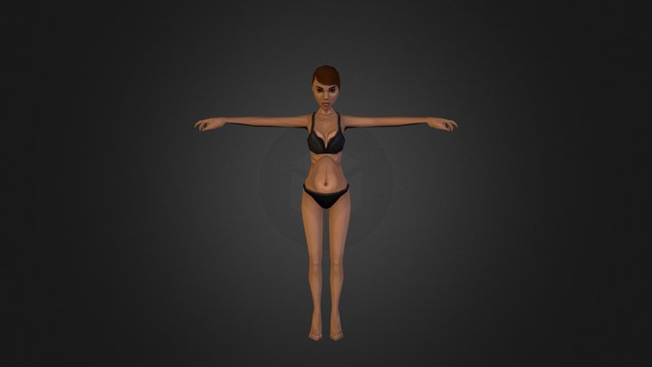 Lara Model Finished 3D Model