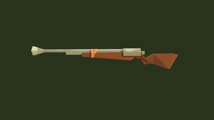 iron GUN 3D Model
